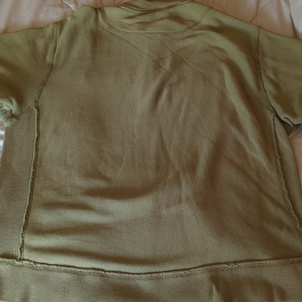 Oversized Vintage quarter zip Life is Good sweatshirt - Picture 7 of 7